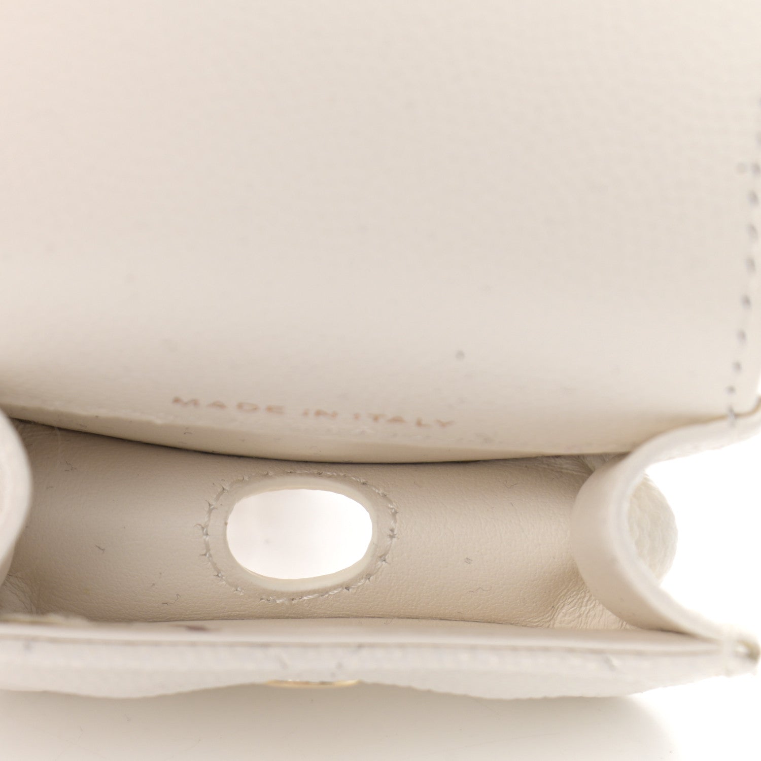 Chanel Caviar Quilted Airpods Pro Case White 4 of 8
