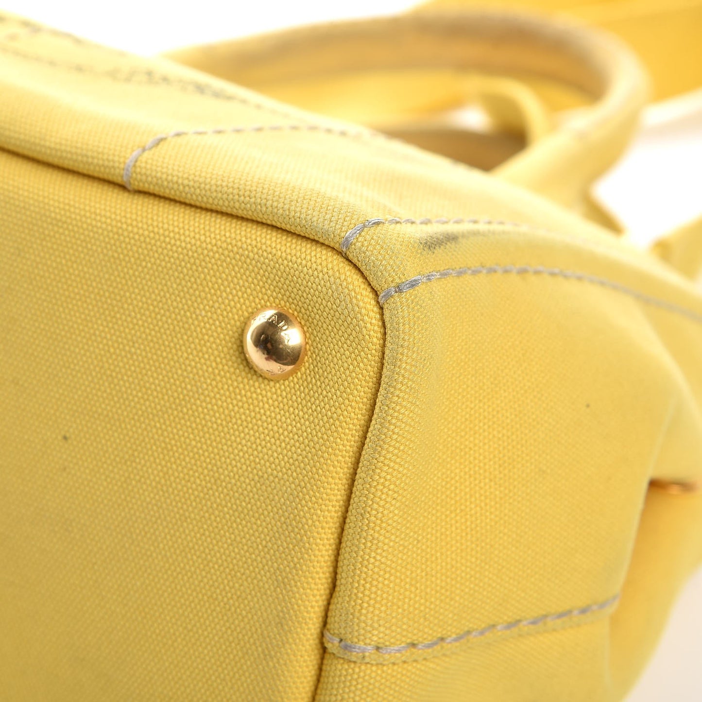 Canvas Canapa Small Logo Tote Yellow