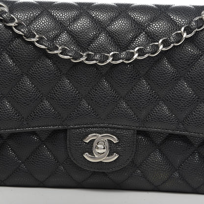 Chanel Caviar Quilted Medium Double Flap Black 15 of 15
