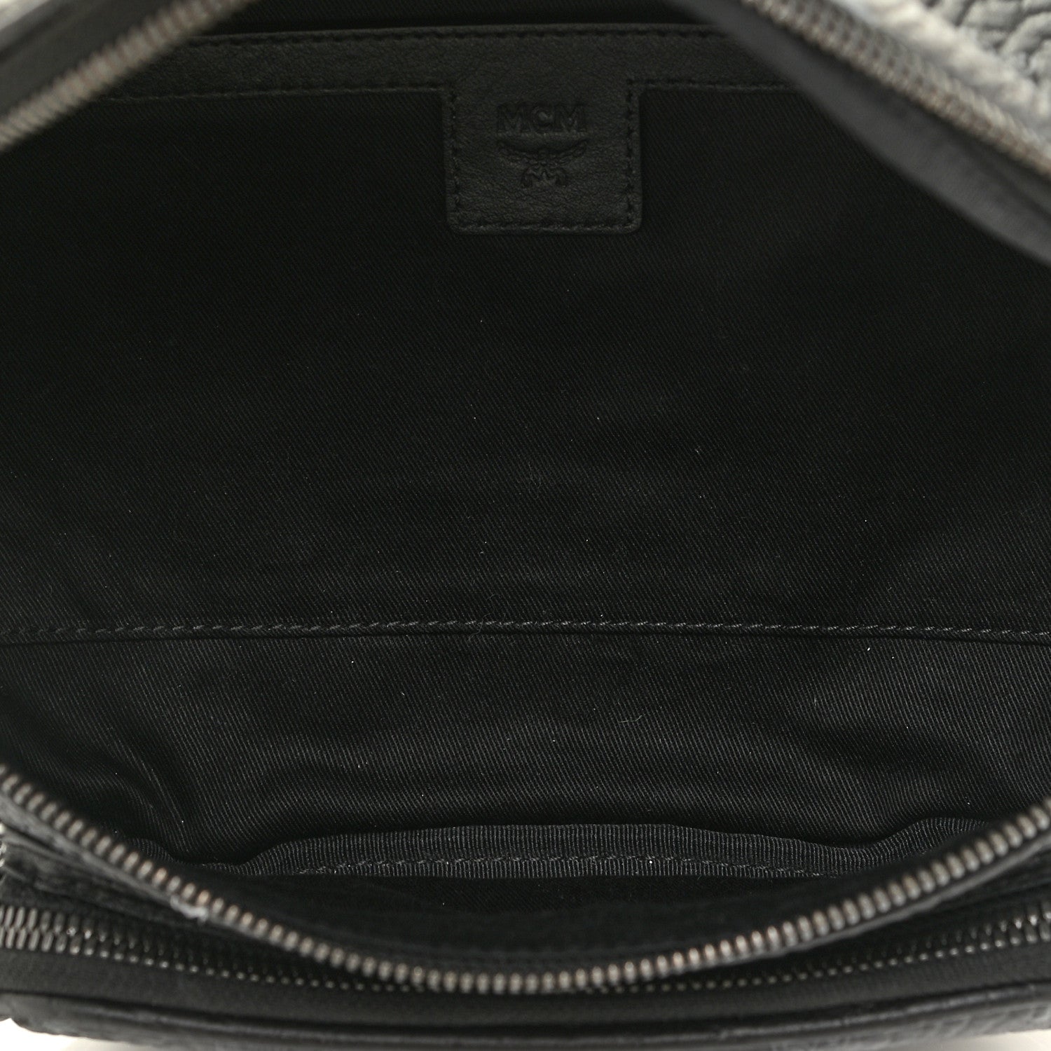 MCM Visetos Medium Belt Bag Black 5 of 10