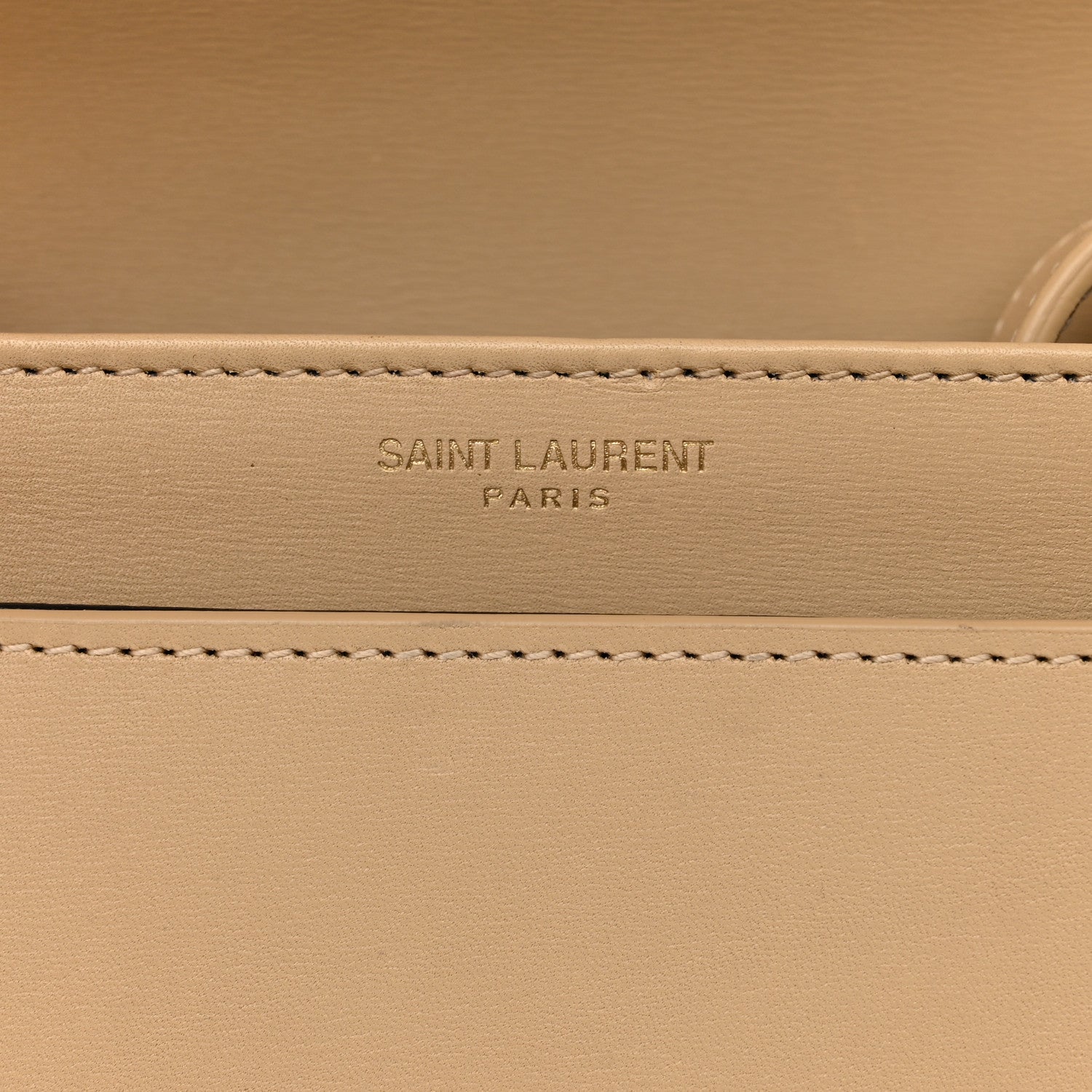 Saint Laurent Smooth Calfskin Small Solferino Satchel Ivory Natural 6 of 16
