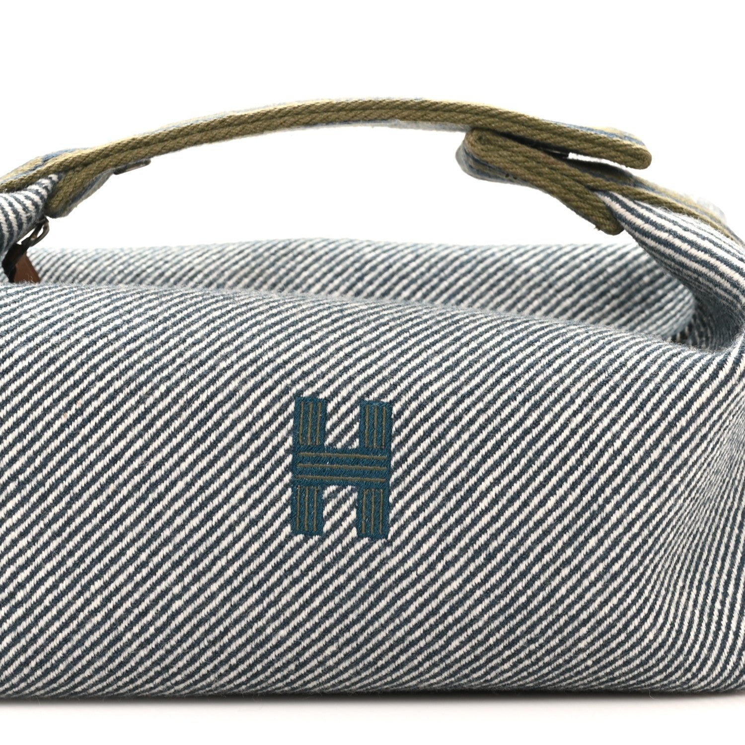 Hermes Wool Small Bride-A-Brac H Natte Pouch Bleu Abysse 7 of 7