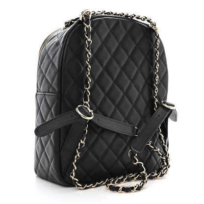 Chanel Caviar Quilted Medium Zip Around Backpack Black 3 of 10