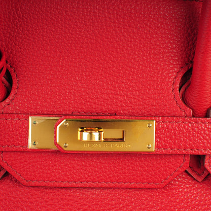 Hermes Togo Birkin 35 Rouge Garance 6 of 26