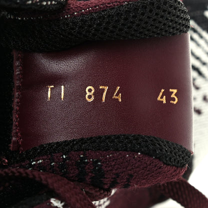 Valentino Garavani Fabric Knit Mens Rockstud Sneakers 43 Burgundy 7 of 7