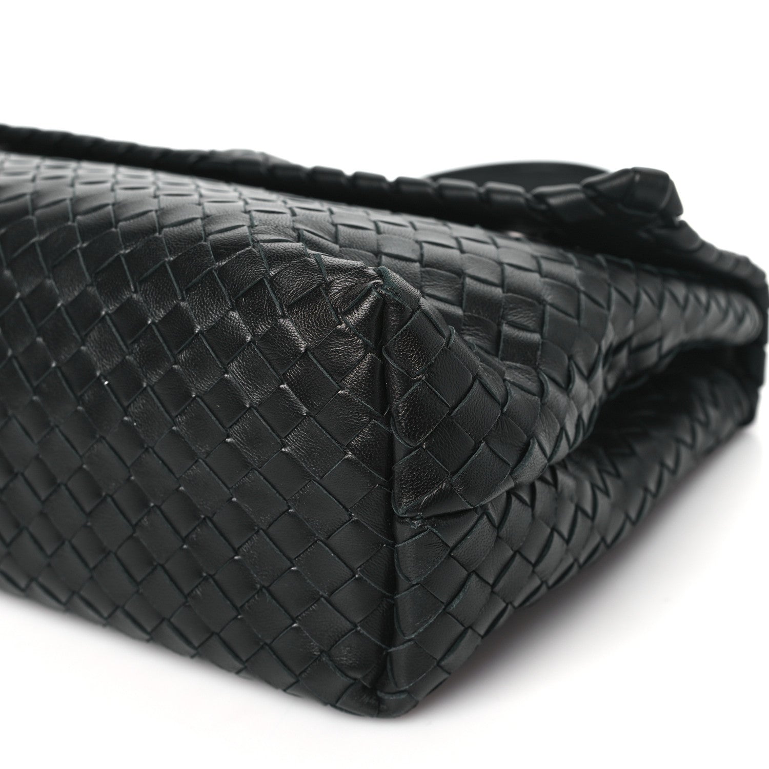 Bottega Veneta Nappa Intrecciato Olimpia Shoulder Bag Nero Black 11 of 11