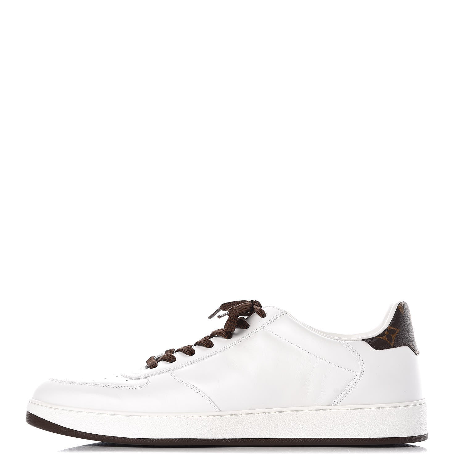 Louis Vuitton Calfskin Monogram Rivoli Sneakers 10 White 1 of 9
