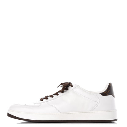 Louis Vuitton Calfskin Monogram Rivoli Sneakers 10 White 1 of 9