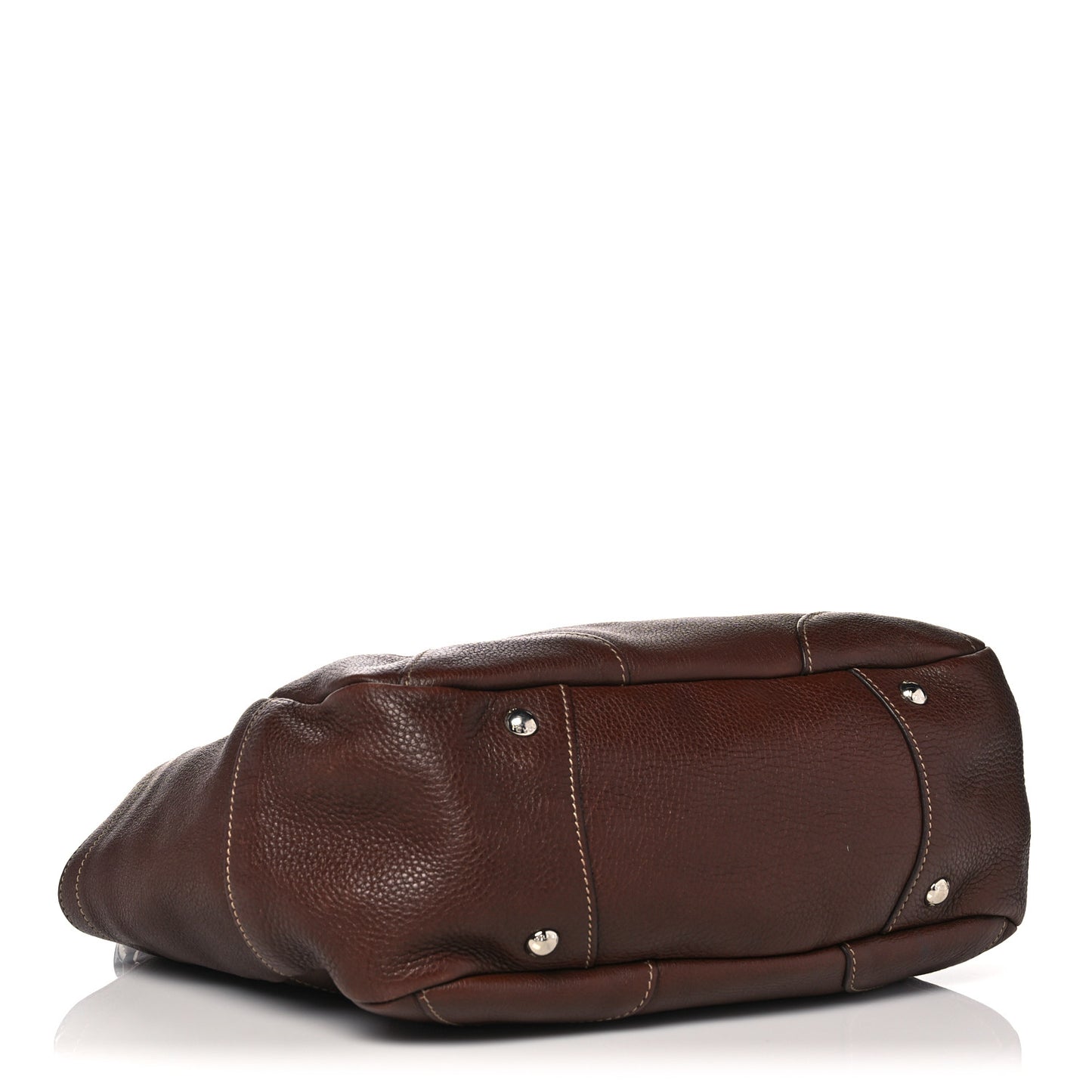 Vitello Daino Side Pocket Hobo Bruciato