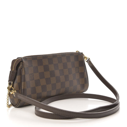 Louis Vuitton Damier Ebene Eva Clutch 3 of 9