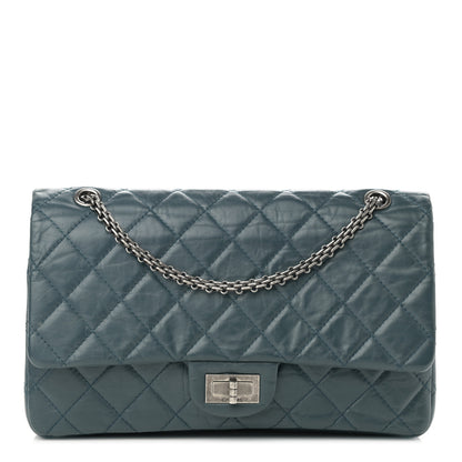 Chanel Aged Calfskin Quilted 2.55 Reissue 227 Green 1 of 16