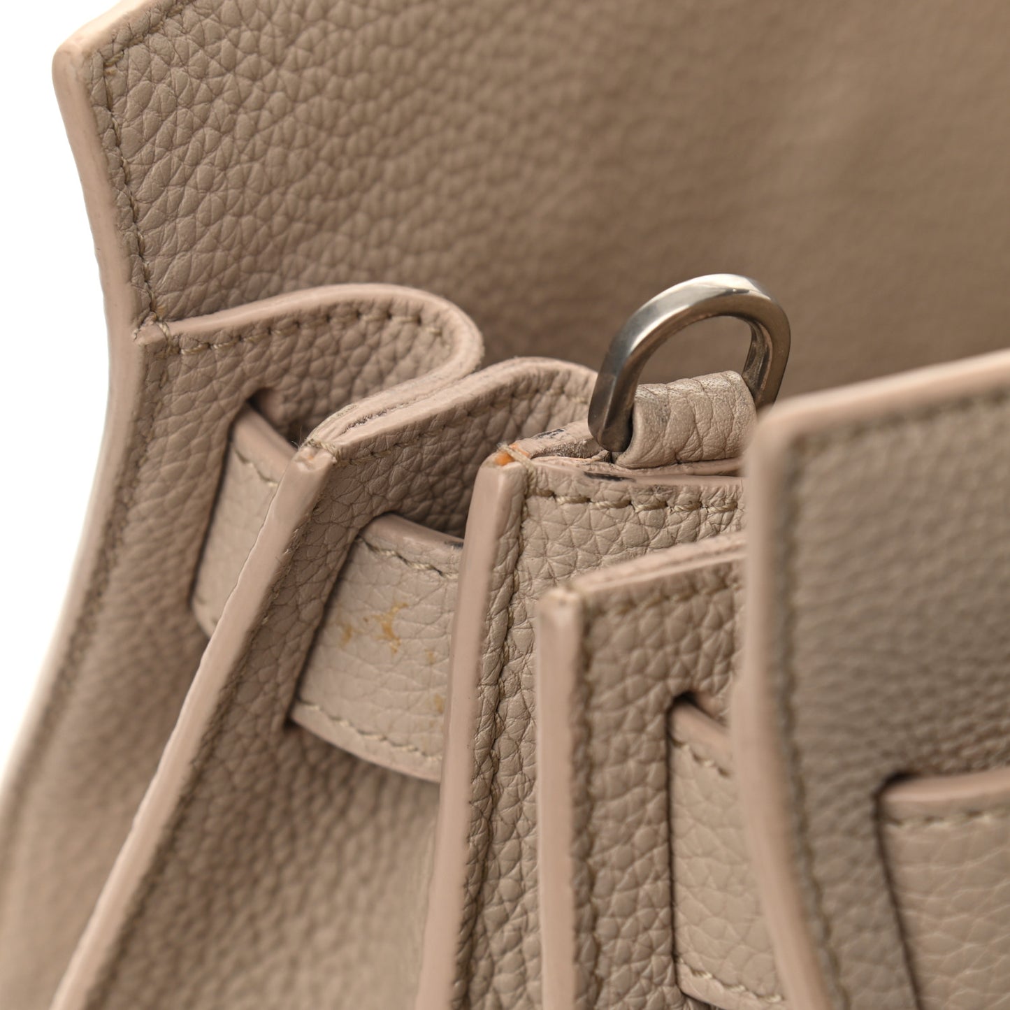 Grained Calfskin Small Supple Sac De Jour Nude
