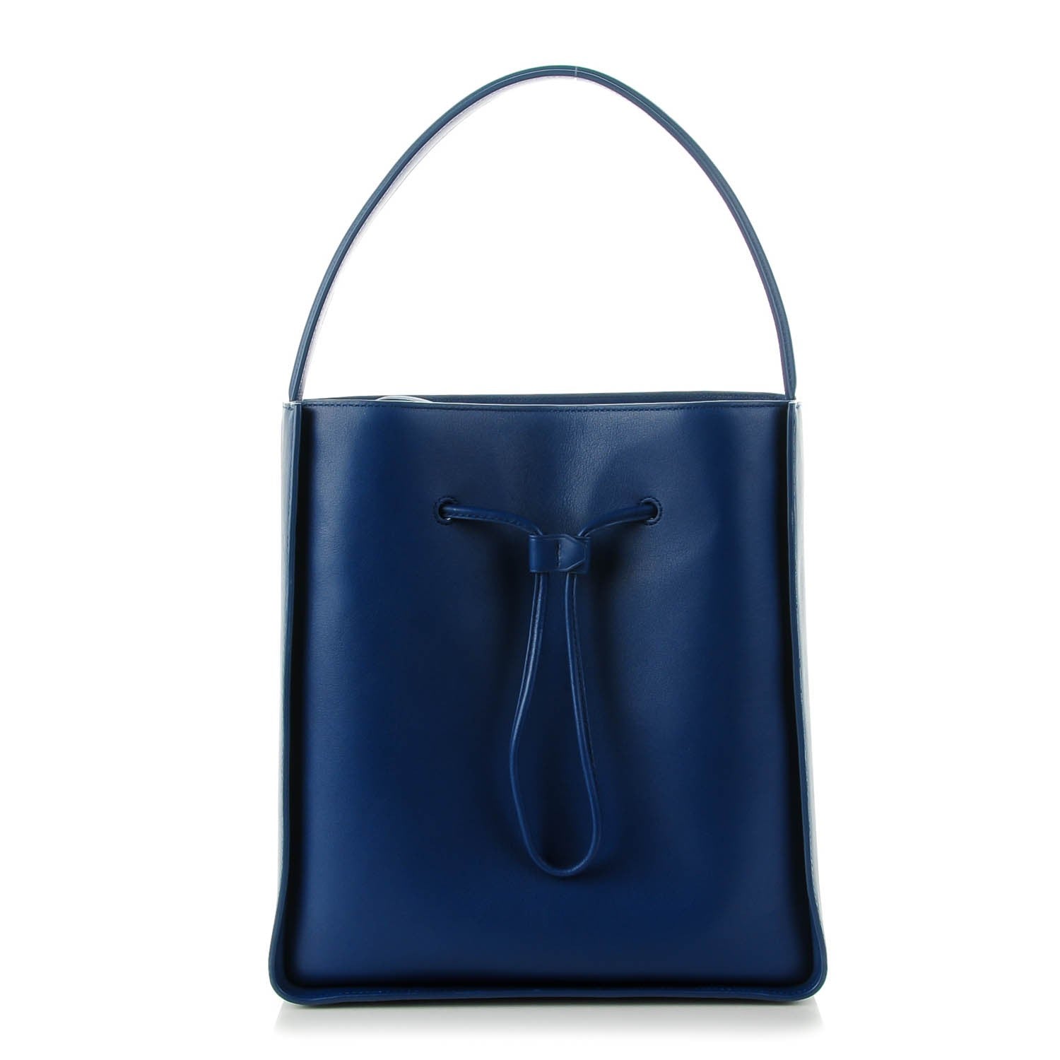 3.1 Phillip Lim 3.1 Smooth Calfskin Large Soleil Bucket Bag Midnight Blue 1 of 9