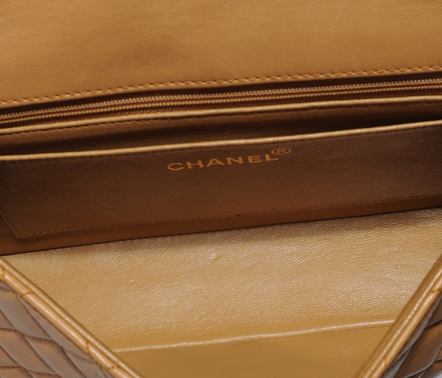 Chanel Lambskin Tortoise Chain Small Flap Beige 6 of 9