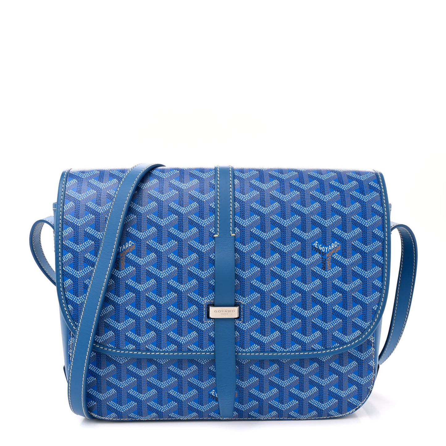 Goyard Goyardine Belvedere II MM Messenger Bag Sky Blue 1518288