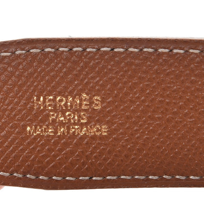 Hermes Box Epsom 32mm H Belt 65 Black Gold 4 of 11
