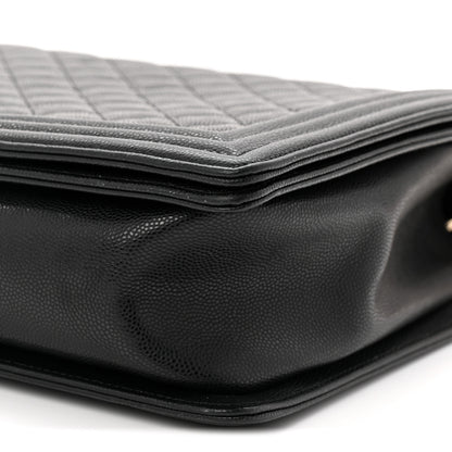 Chanel Caviar Quilted Large Boy Flap Black 10 of 10