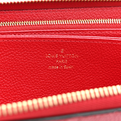 Louis Vuitton Empreinte Zippy Wallet Scarlet 6 of 9