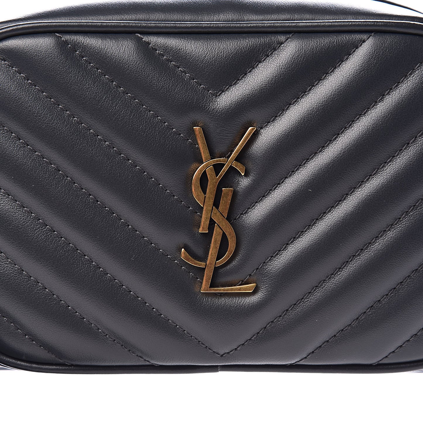 Calfskin Matelasse Monogram Lou Belt Bag Dark Smog