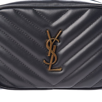 Saint Laurent Calfskin Matelasse Monogram Lou Belt Bag Dark Smog 10 of 10