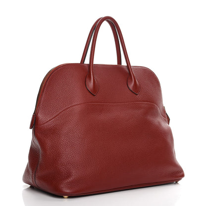 Hermes Taurillon Clemence Bolide 45 Rouge H 3 of 10