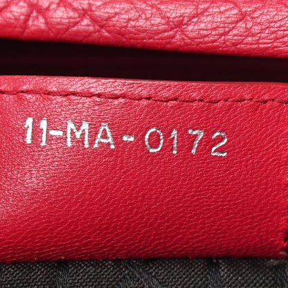 Christian Dior Lambskin Cannage Large Lady Dior Pink 6 of 9