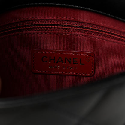 Chanel Lambskin Quilted Small Side Note Flap Black 6 of 9