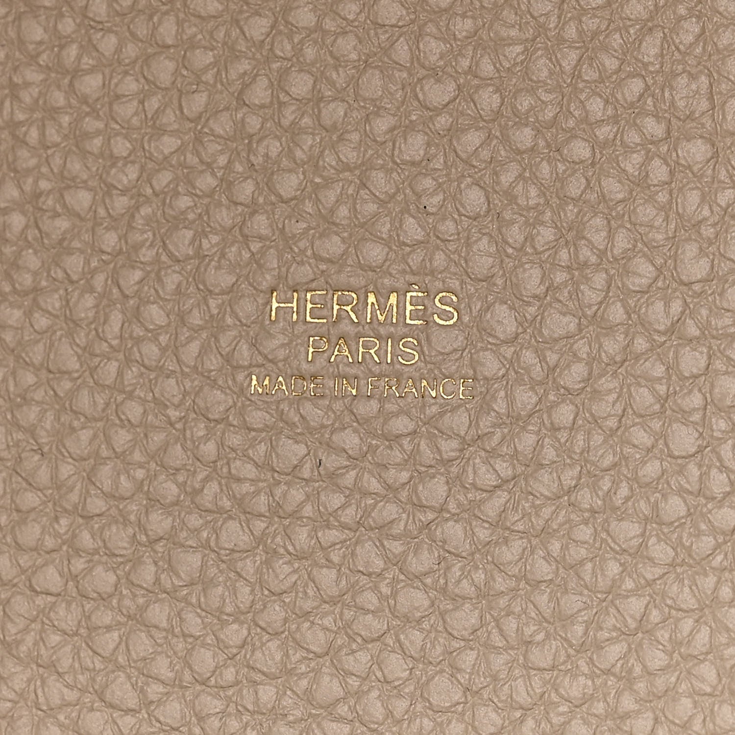 Hermes Taurillon Clemence Picotin Lock 18 PM Beton 6 of 10