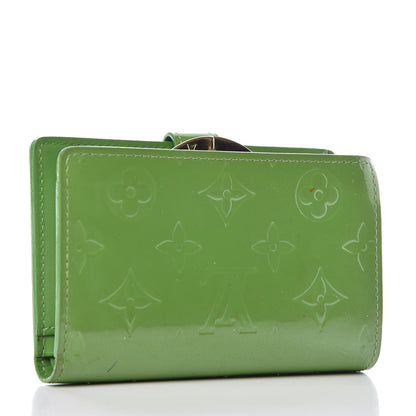 Louis Vuitton Vernis French Purse Wallet Vert Tonic 3 of 21