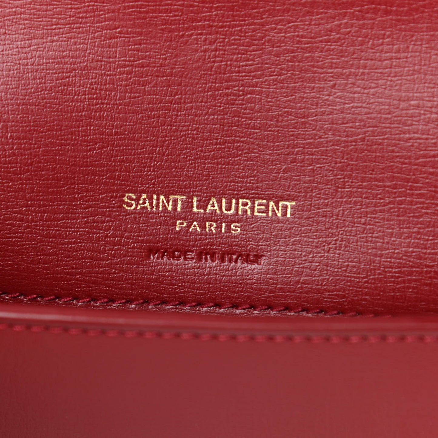 Smooth Calfskin Monogram Phone Holder Crossbody Opyum Red