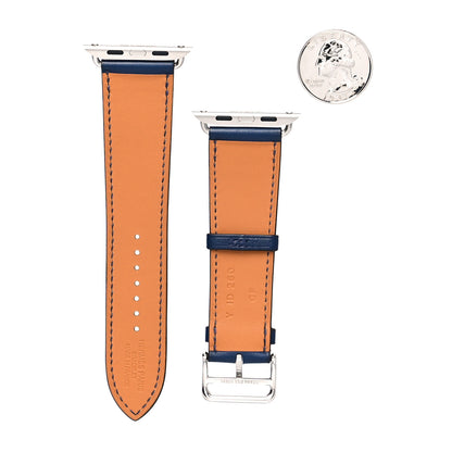 Hermes Swift 44mm Apple Watch Single Tour Band Bleu 2 of 4