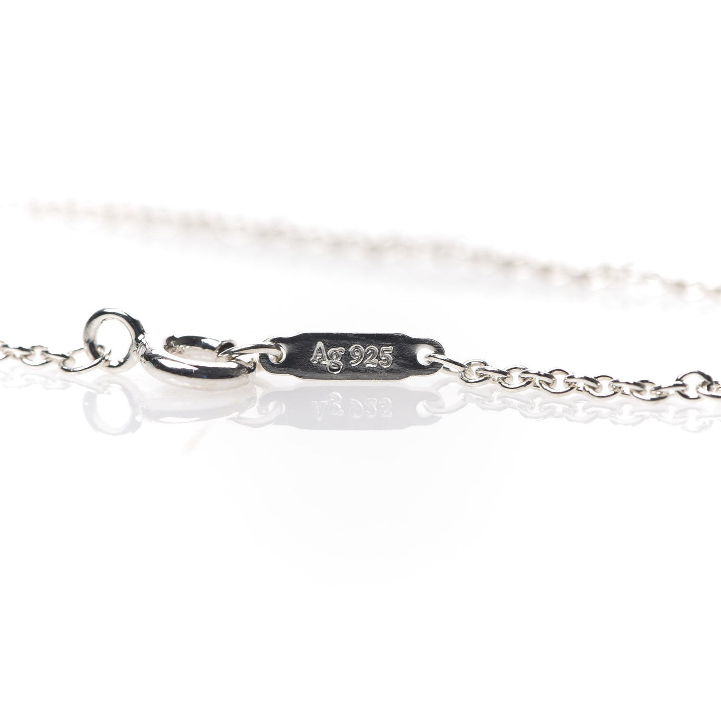 Sterling Silver Enamel Gift Box Charm Necklace Blue