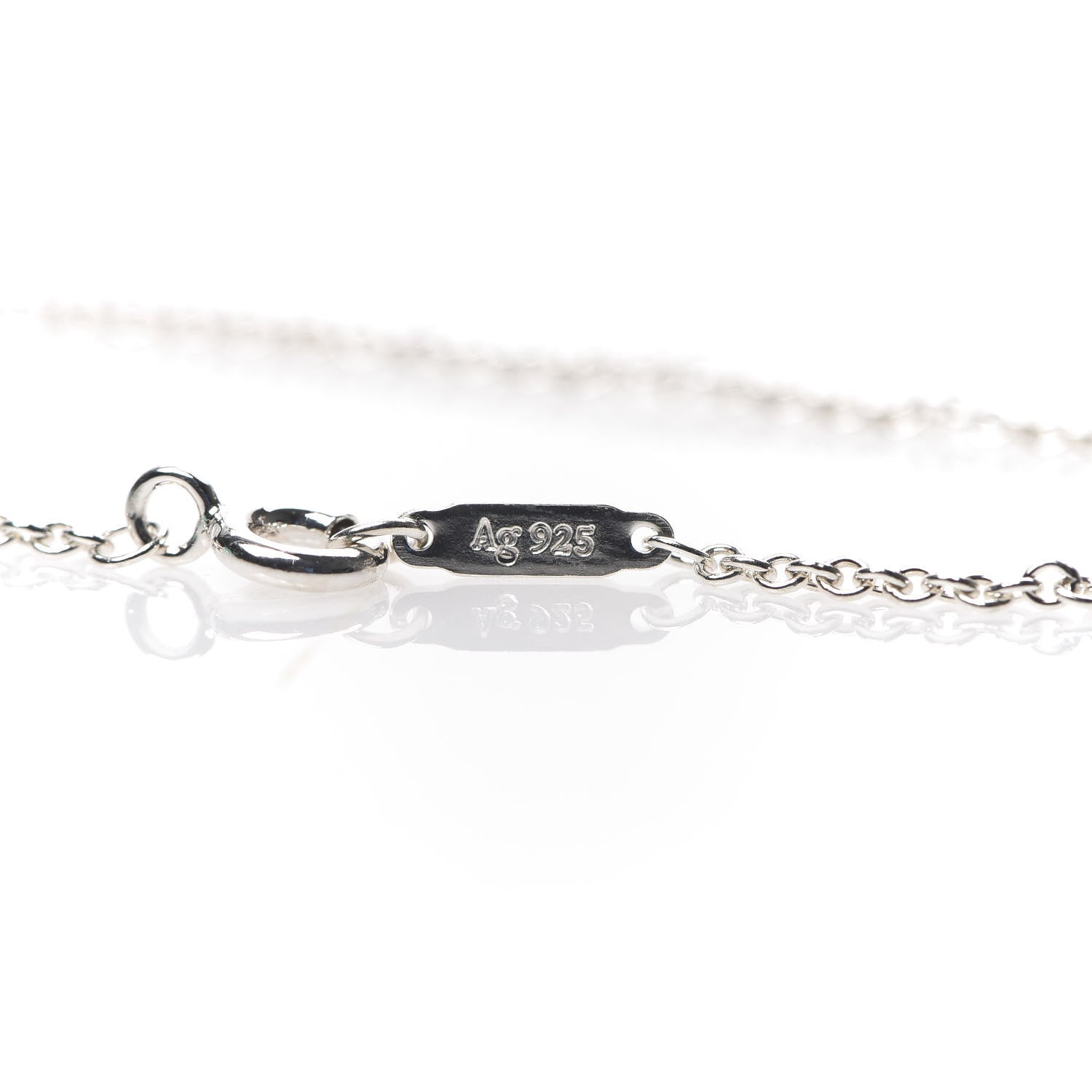 Tiffany Sterling Silver Enamel Gift Box Charm Necklace Blue 5 of 7