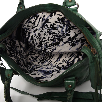 Balenciaga Agneau Lizard Embossed City Cypress 5 of 11