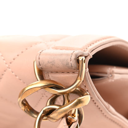 Chanel Lambskin Quilted Flap Beige 12 of 13