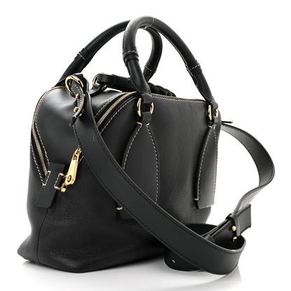 Chloe Calfskin Medium Daria Full Blue 3 of 11