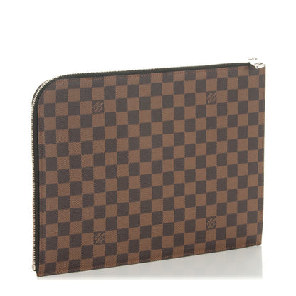 Louis Vuitton Savane Damier Ebene Lion Chapman Pochette Jour GM 3 of 7