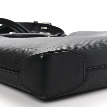 Louis Vuitton Epi Oliver Briefcase Black 8 of 12