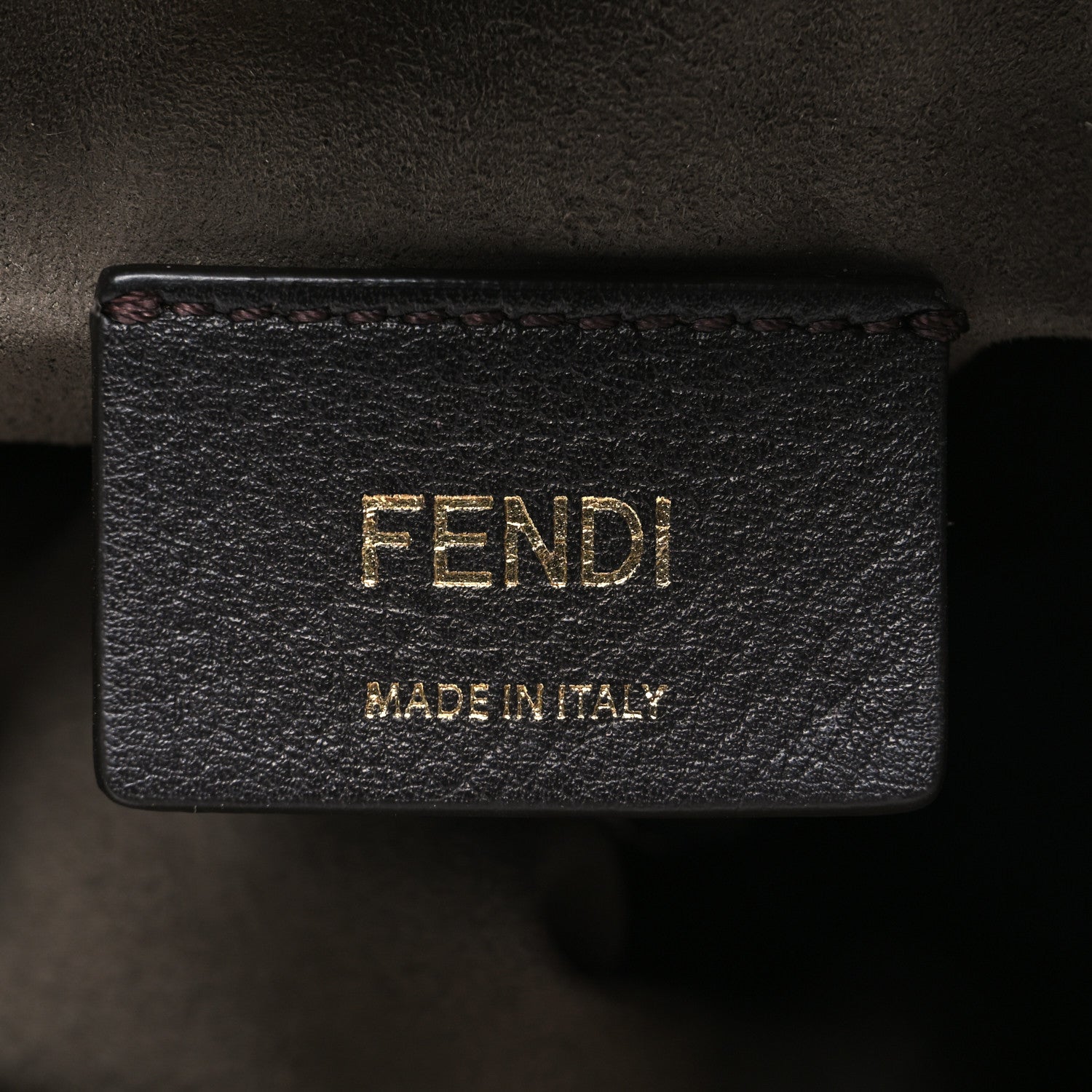Fendi Vitello King F is Fendi Logo Embossed Mini Mon Tresor Bucket Bag Cuoio 6 of 15