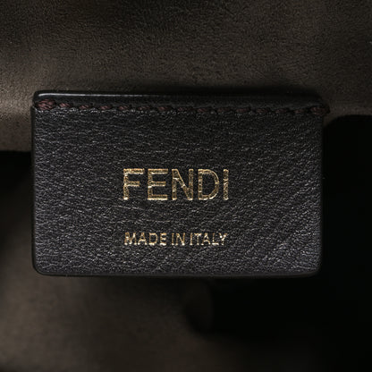 Fendi Vitello King F is Fendi Logo Embossed Mini Mon Tresor Bucket Bag Cuoio 6 of 15