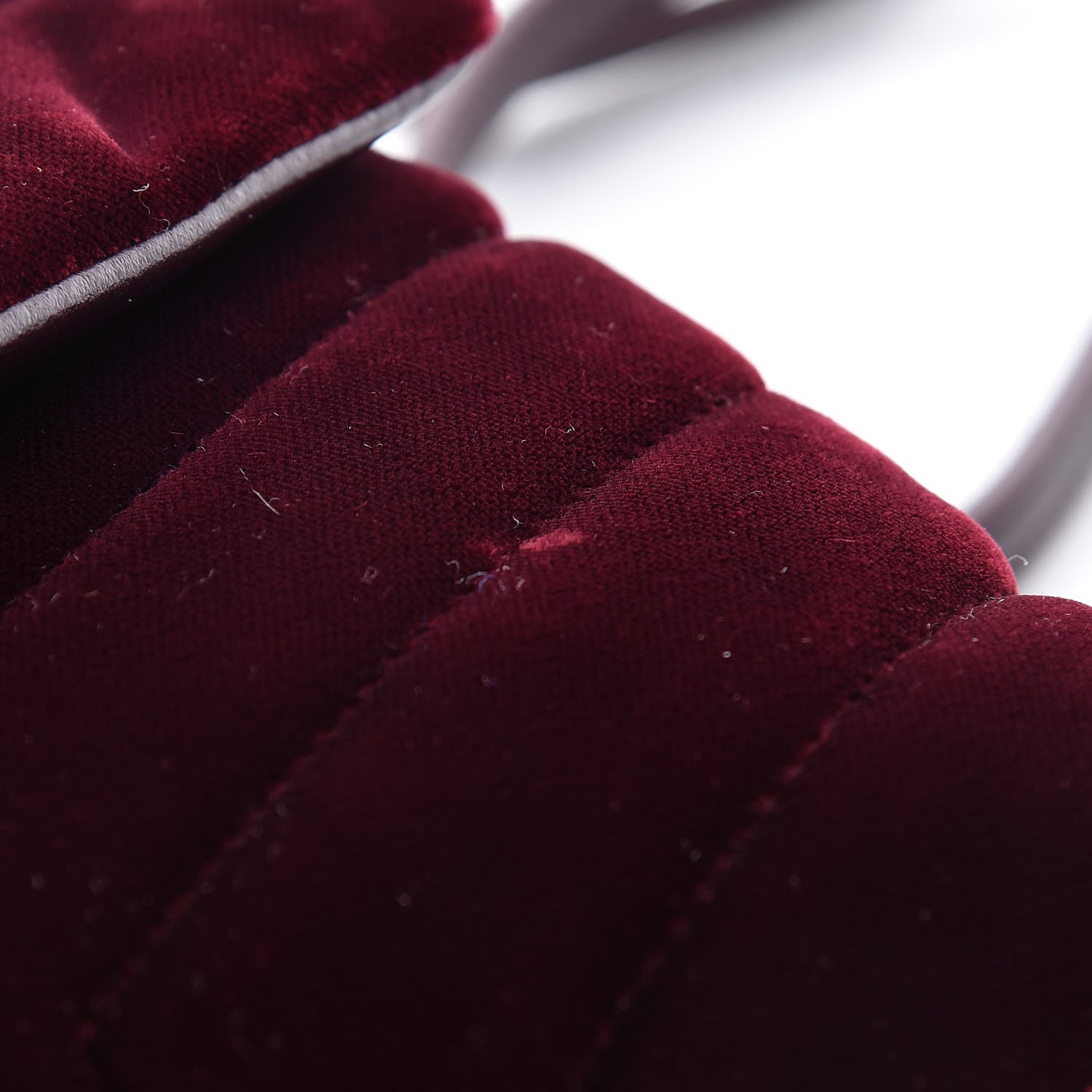 Saint Laurent Velvet Y Quilted Monogram Toy Loulou Crossbody Bag French Burgundy 14 of 14