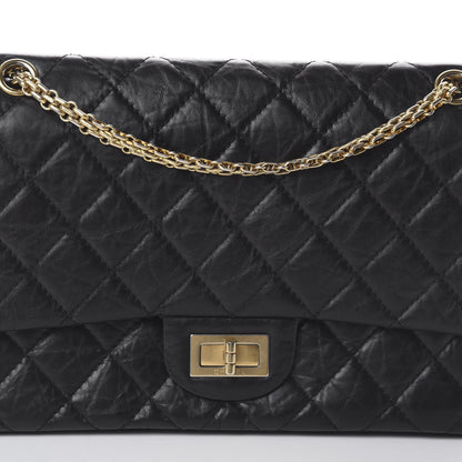 Chanel Aged Calfskin Quilted 2.55 Reissue 227 Flap Black 9 of 9