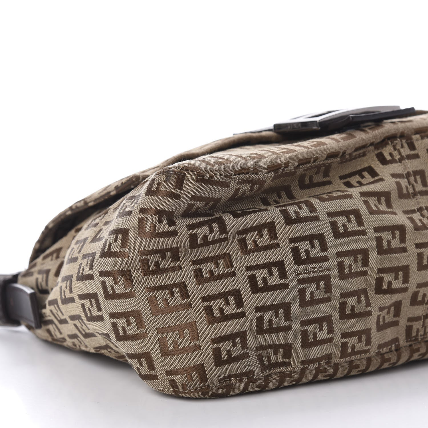 Fendi Zucchino Mama Baguette Dark Brown 6 of 9