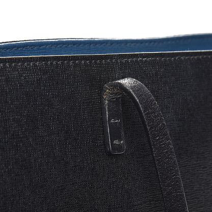 Fendi Vitello Elite Cuoio Monster Buggies Medium Roll Tote Black Multicolor Blue Cobalto 12 of 14