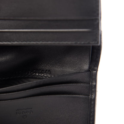 Gucci Calfskin Matelasse GG Marmont Card Case Wallet Black 9 of 10