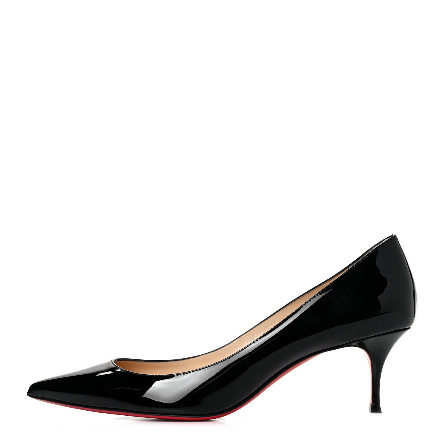 Christian Louboutin Patent Pigalle Follies 55 Pumps 41 Black 1 of 8