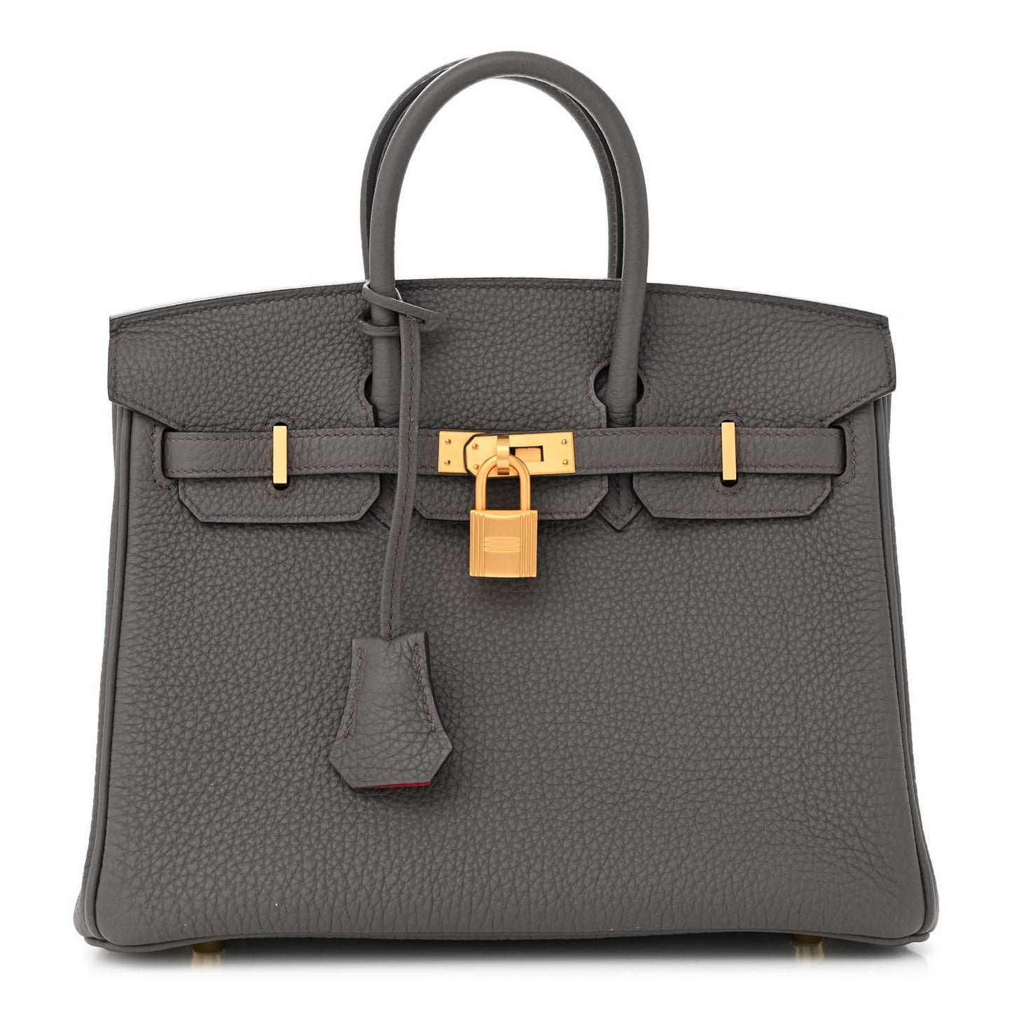 Togo Horseshoe Birkin 25 Etain Rose Extreme