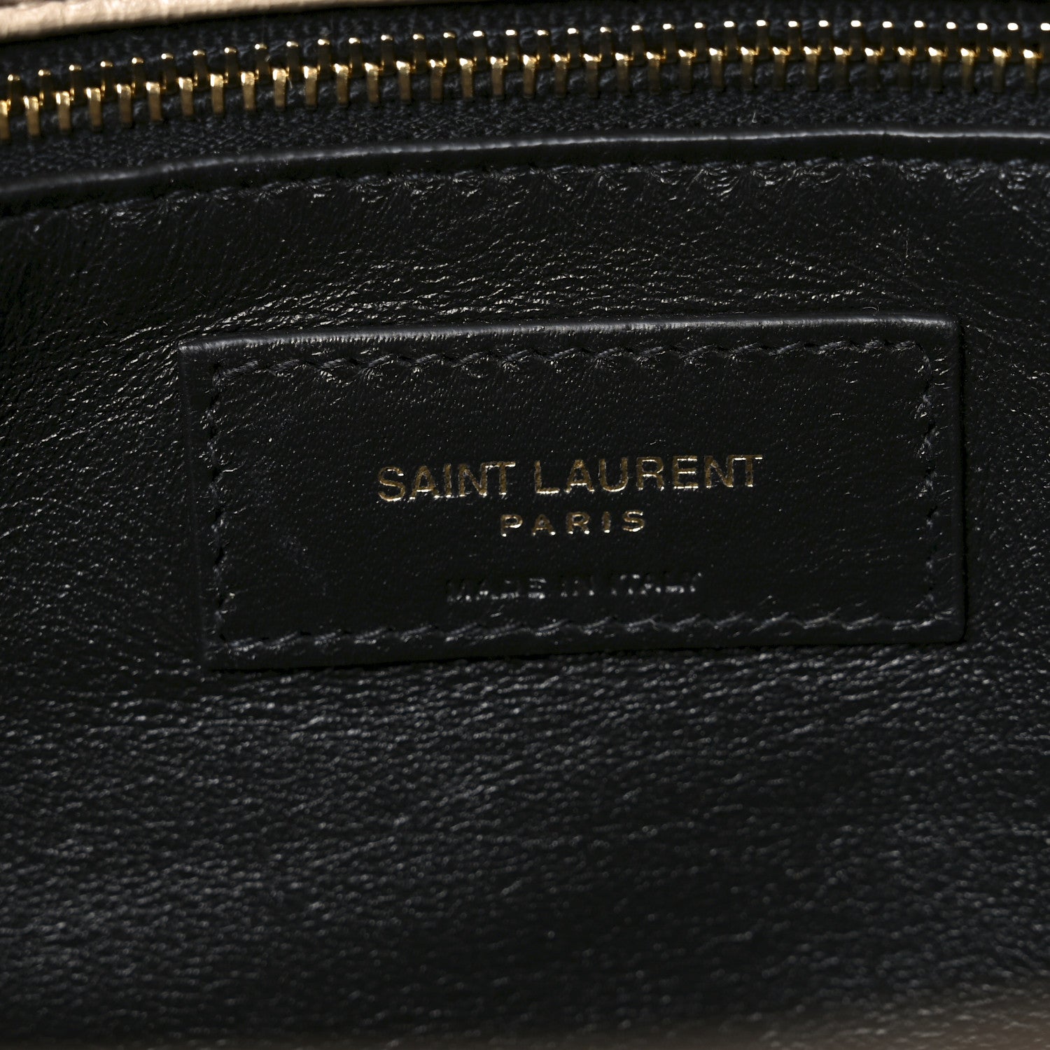 Saint Laurent Lambskin Quilted Sade Puffer Envelope Clutch Dark Beige 6 of 10