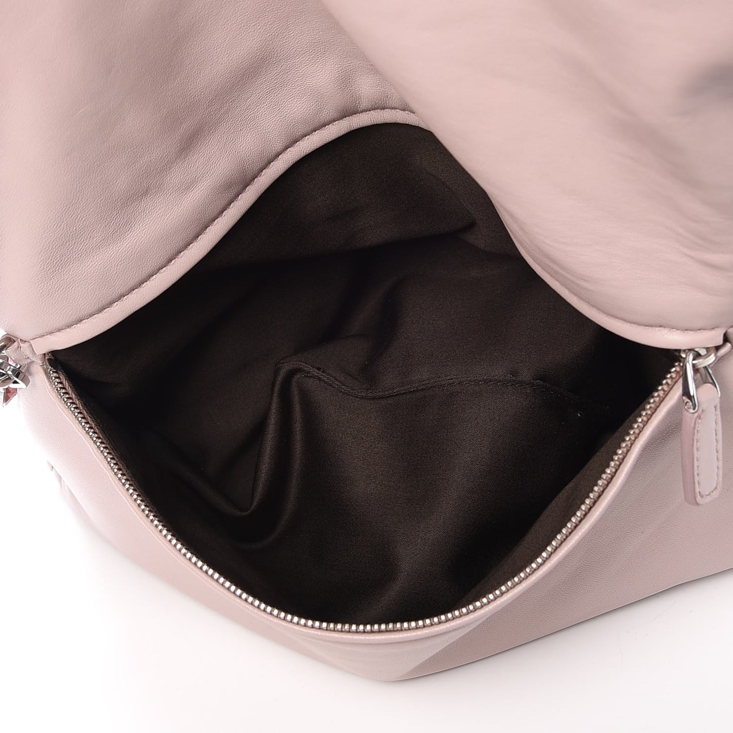 Nappa Crystal Flap Clutch Mughetto