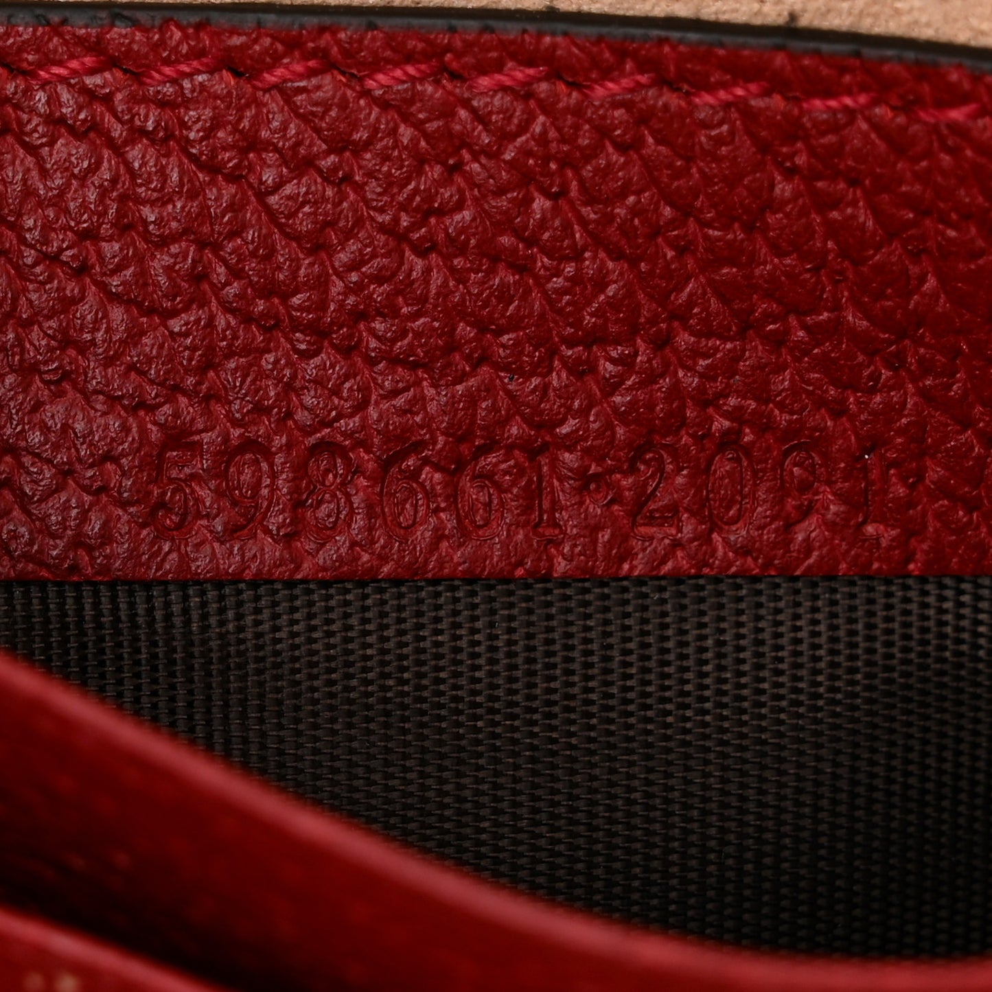 GG Supreme Monogram Web Flora Mini Ophidia Round Backpack Red